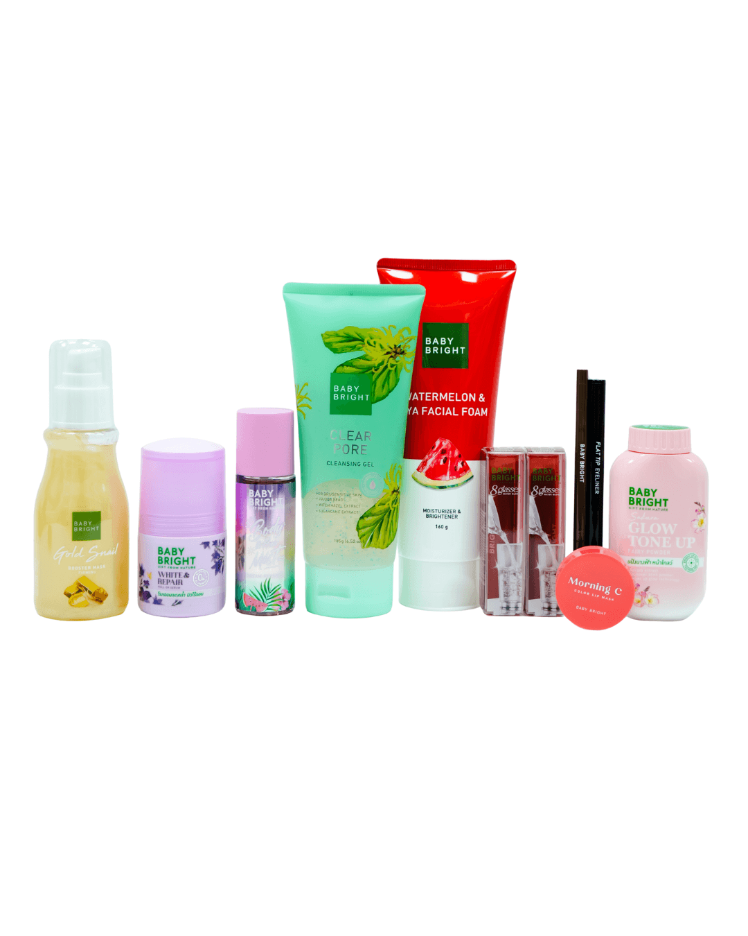 Baby Bright skincare products - gentle beauty collection for sensitive skin