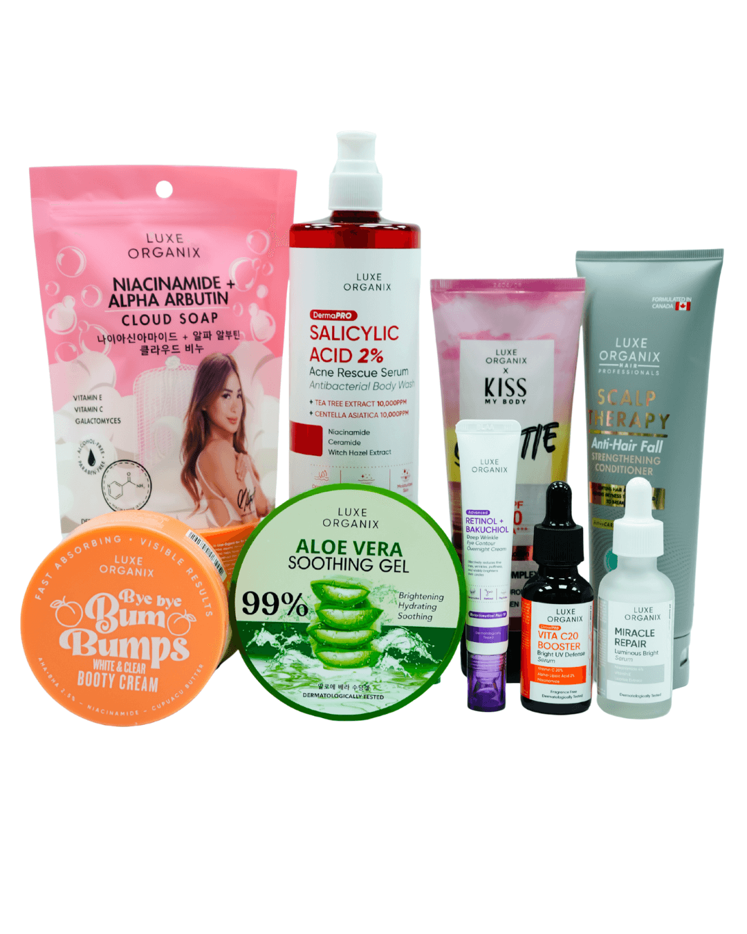 Luxe Organics premium organic skincare collection - natural luxury beauty products