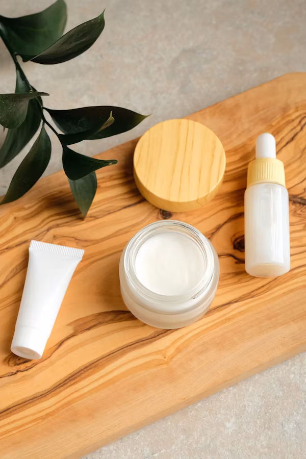 Professional beauty products for hair and skin strengthening