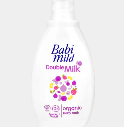 BABI MILD DOUBLE MILK BABY BATH 180ML - BABI MILD BABY POWDER