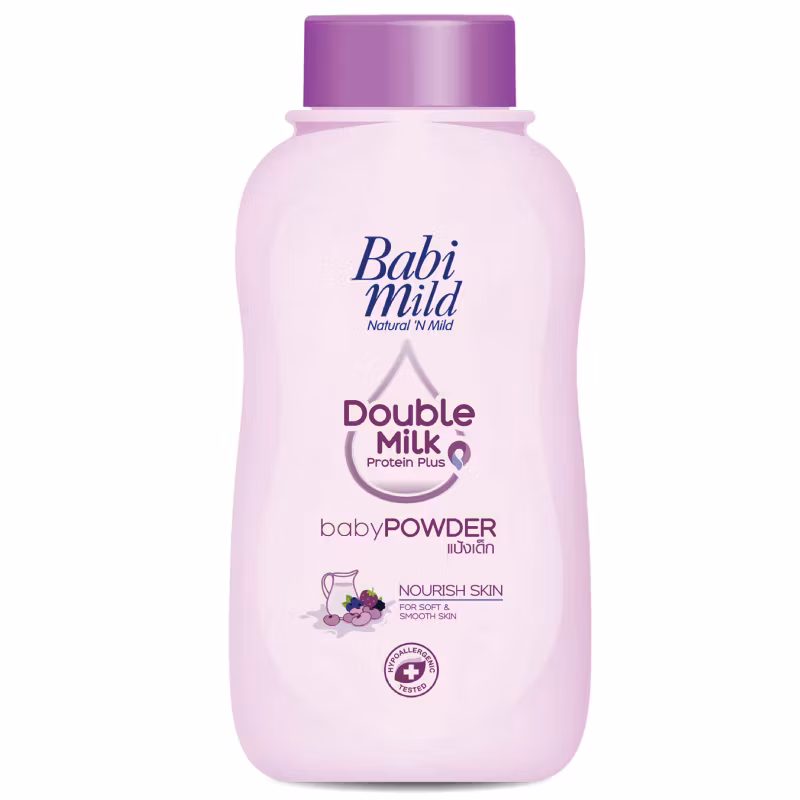 BABI MILD DOUBLE MILK POWDER 160G - BABI MILD BABY POWDER