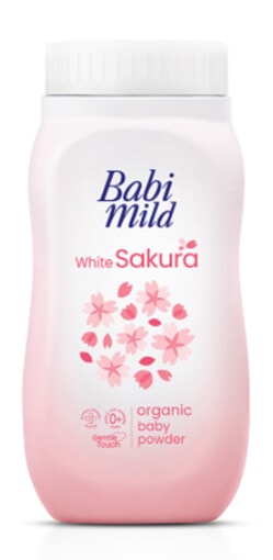 BABI MILD WHITE SAKURA BABY POWDER 45g - BABI MILD BABY POWDER