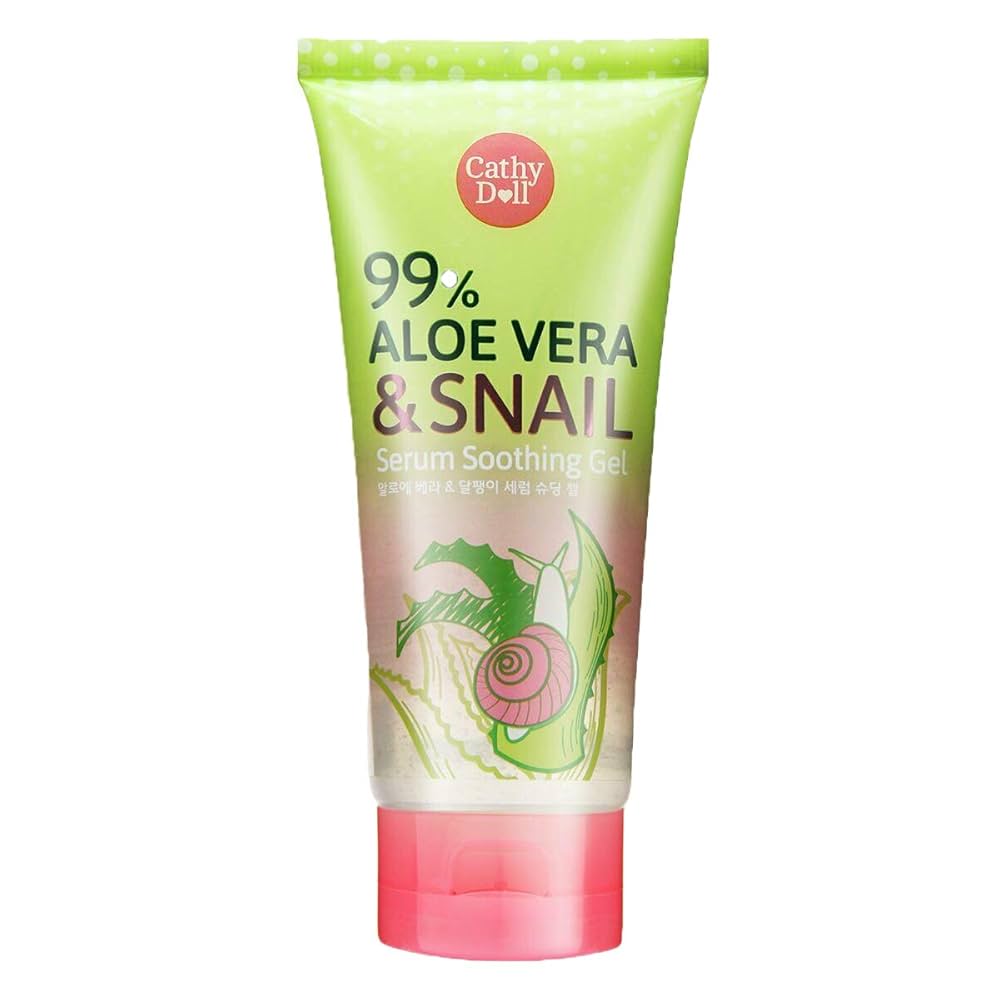 CD AlOEVERA SNAIL SERUM SOOTHING GEL 60G - CATHY DOLL FACIAL SERUM