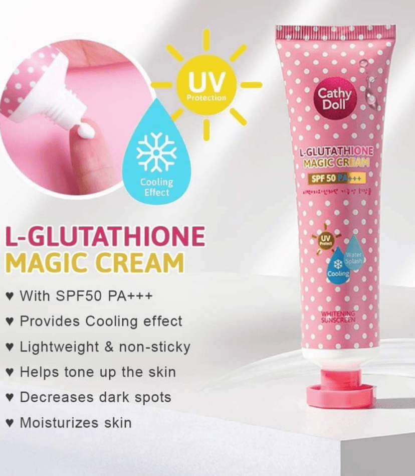 CD L GLUTATHIONE MAGIC CREAM SPF50 60ML - CATHY DOLL FACE CREAM