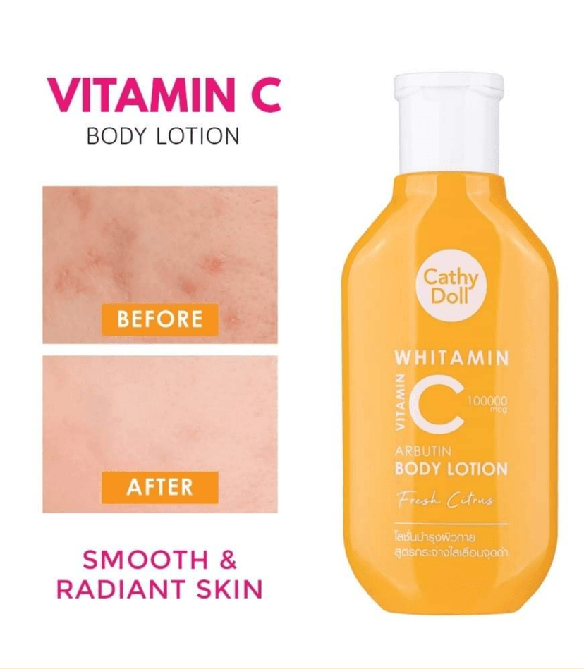 CD WHITAMIN C ARBUTIN BODY LOTION 150ML - CATHY DOLL BODY LOTION