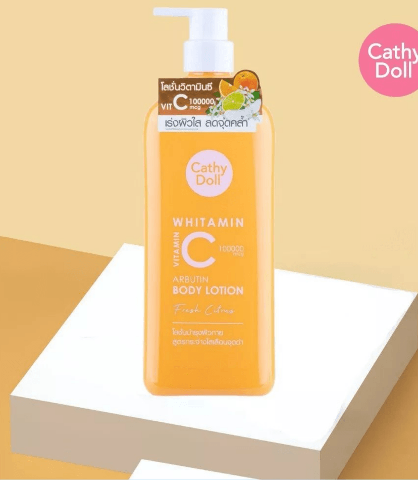 CD WHITAMIN C ARBUTIN BODY LOTION 450ml - CATHY DOLL BODY LOTION