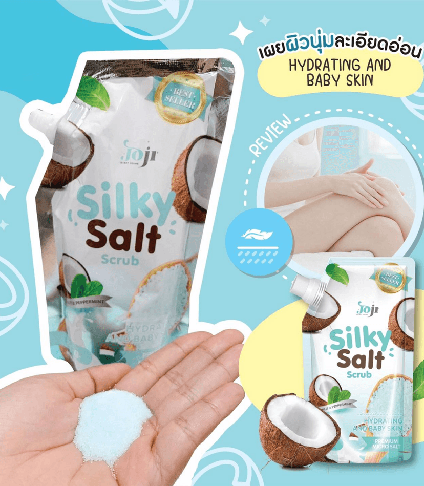 JOJI SILKY SALT SCRUB COCONUT - JOJI BODY SCRUB