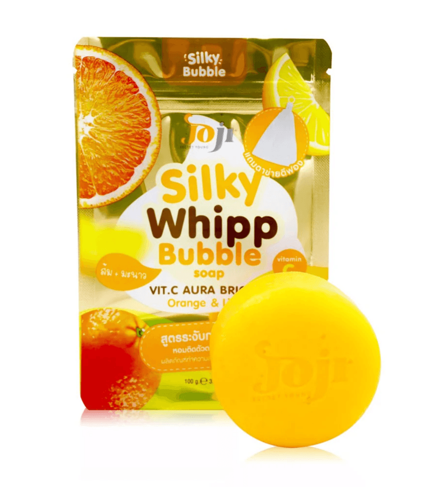 JOJI SILKY WHIPP BUBBLE SOAP ORANGE - JOJI SOAP