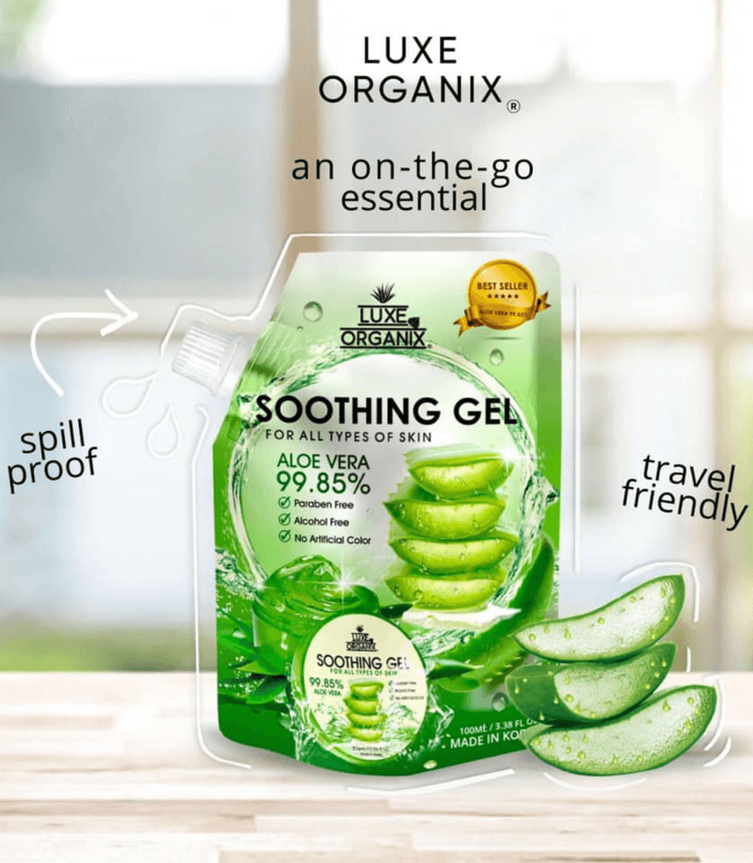 LUXE ORGANIX ALOE VERA 99% SOOTHING GEL 100ML - LUXE ORGANIX MOISTURIZER