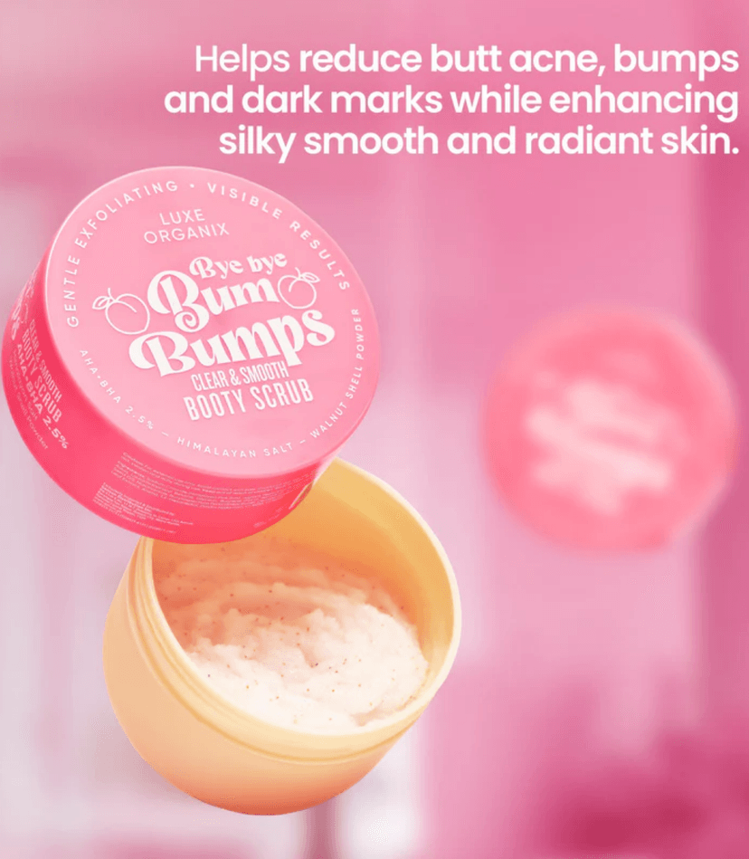 LUXE ORGANIX BYE BYE BUM BOOTY CREAM 285g Pink - LUXE ORGANIX FACIAL CREAM