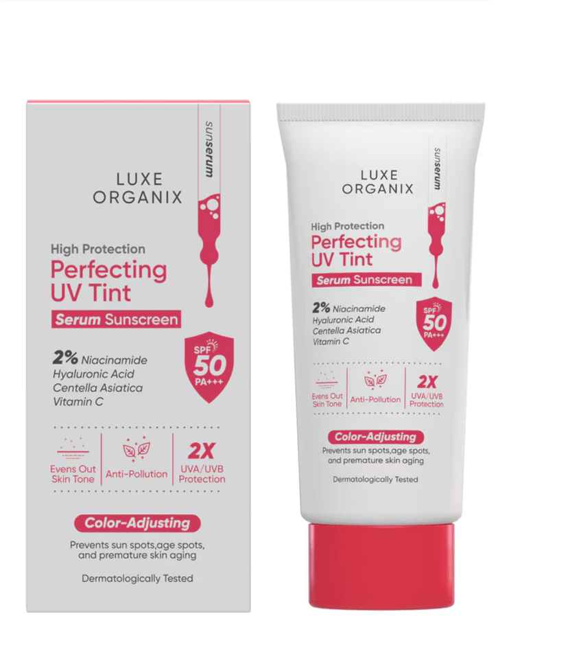 LUXE ORGANIX PERFECTING UV TINT SERUM SUNSCREEN 40G - LUXE ORGANIX SUNSCREEN