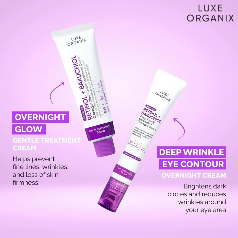 LUXE ORGANIX RET+BAKUCHIOL GENTLE TREATMENT CREAM 30g - LUXE ORGANIX FACIAL CREAM