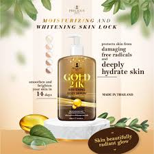 PS GOLD 24K WHITENING BODY SERUM 500ML - PRECIOUS SKIN BODY SERUM