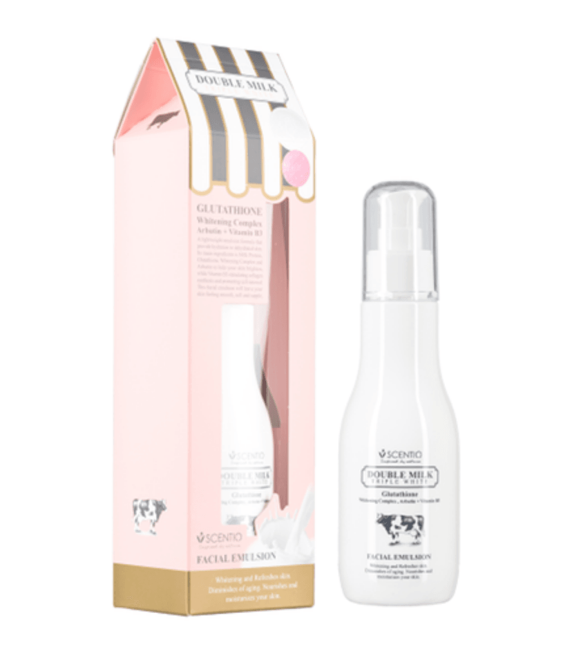 SCENTIO DOUBLE MILK 3WHITE FACIAL EMULSION 150ml - SCENTIO FACE CREAM